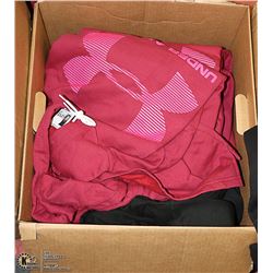 BOX OF NEW PRINTED HOODIES