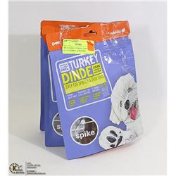 3PCS OF DOG TURKEY JERKY GLUTEN FREE 18-4OZ PKS
