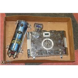 AUDIOBAHN AMPLIFIER, STINGER CAPACITOR, WIRING