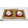 Image 1 : 2 ROSE COTTAGE FINE BONE CHINA MINATURES