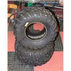 2 NEW QUAD TIRES AT24X11.5-0