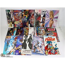 FLAT OF SEXY COVER OR ADULT COMICS.