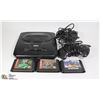 Image 1 : ORIGINAL SEGA GENESIS W/ 3 GAMES, CONTROLLER