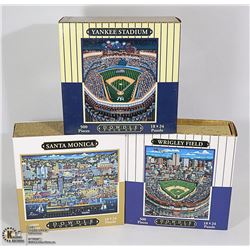 3 NEW JIGSAW PUZZLES.