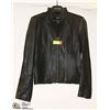 Image 1 : DANIER BLACK LEATHER JACKET - LADIES SIZE S