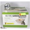 Image 1 : NEW HANDMADE GEL FUEL GARDEN BURNER