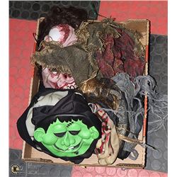 FLAT WITH 6 SCARY HALLOWEEN MASKS