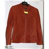 Image 1 : DANIER RUST-BROWN LADIES LEATHER JACKET