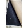 Image 1 : BLUE/BLACK SPECIALTY CARPET  13' X 12'