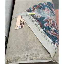 FLORAL PATTERN CARPET  30' X 12'