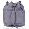 Image 1 : NEW GREY DRAWSTRING BUCKET PURSE, COMES WITH