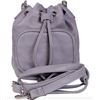 Image 2 : NEW GREY DRAWSTRING BUCKET PURSE, COMES WITH