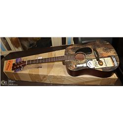 BRAND NEW TITO VODKA GUITAR, SIGNED BY TITO