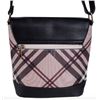 Image 2 : NEW BROWN PLAID BURBERRY STYLE CROSSBODY PURSE