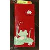 Image 1 : NEW FROG ON LILY PAD SHAGWEAR WALLET