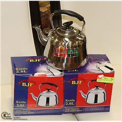 PACK OF 2 HIGH QUALITY 2LITRE KETTLES