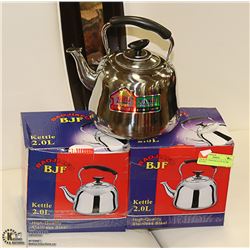 PACK OF 2 HIGH QUALITY 2LITRE KETTLES