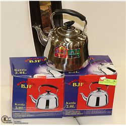 PACK OF 2 HIGH QUALITY 2LITRE KETTLES