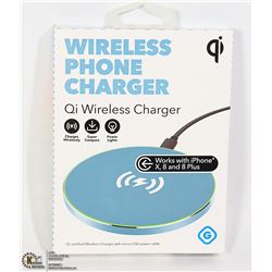 NEW GEMS QI WIRELESS PHONE CHARGER