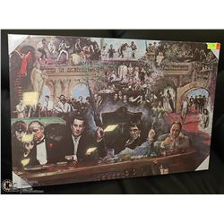 MOVIE STAR CANVAS WALL ART 36 X 24