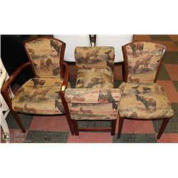 3PC ANIMAL PATTERN SEATING SET