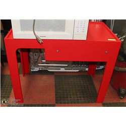 RECTANGLE SHAPED WORK TABLE WITH LEDGE