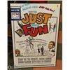 Image 1 : COLUMBIA PICTURES POSTER (NO COA) "JUST FOR FUN"