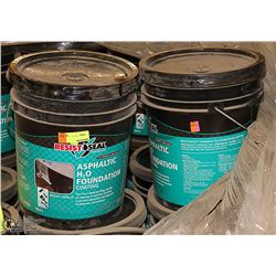 LOT OF TWO 18.9LITRE PAILS OF RESIST SEAL FOUNDATION