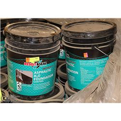 LOT OF TWO 18.9LITRE PAILS OF RESIST SEAL FOUNDATION