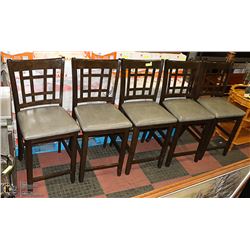 5PCS OF BAR STOOLS