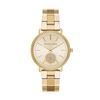 Image 2 : NEW MICHAEL KORS GOLD TONE CRYSTAL SUBDIAL