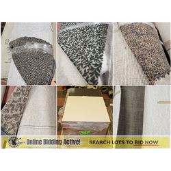 FEATURED CARPET ROLL ENDS AND TILE