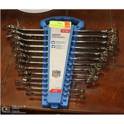 MASTERCRAFT 14 PIECE COMBINATION WRENCH SET SAE