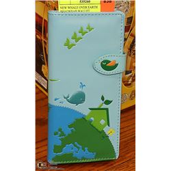 NEW WHALE OVER EARTH SHAGWEAR WALLET