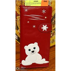 NEW POLAR BEAR SHAGWEAR WALLET