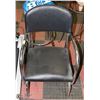 Image 1 : CHROME & BLACK ARM CHAIR