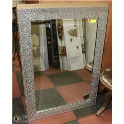 NEW LARGE "CRINKLE MIRROR" 31 X 43 WITH DECORATIVE
