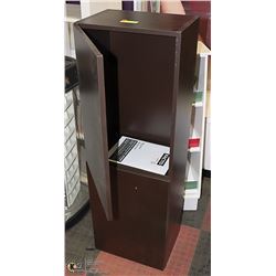 NEW BROWN UPRIGHT CABINET 12 X 16 X 47