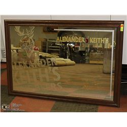 LARGE ALEXANDER KIETHS WALL HANGING MIRROR