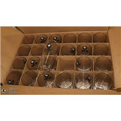 BOX OF 24 NEW BIG ROCK BEER GLASSES