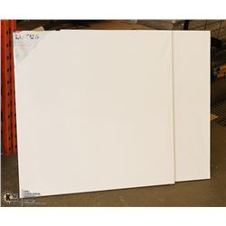 LOT OF 2 ARTISTIC PAINTING CANVASES 36" X 36"