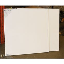 LOT OF 2 ARTISTIC PAINTING CANVASES 36" X 36"