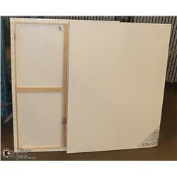 LOT OF 2 ARTISTIC PAINTING CANVASES 30" X 40"