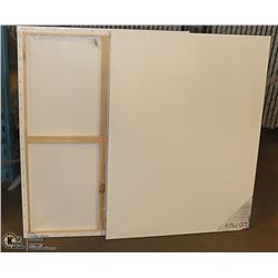 LOT OF 2 ARTISTIC PAINTING CANVASES 30" X 40"
