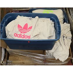 PALLET OF  FRUIT OF THE LOOM PRINTED ADDISAS SHIRT