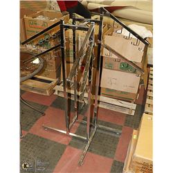 CHROME CLOTHING RACK