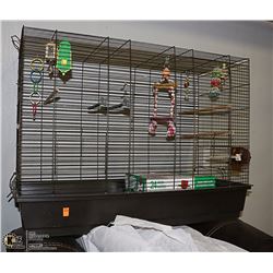 BIRD CAGE WITH ACCESSORIES