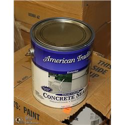 LOT WITH 3 CASES OF 4 GALLON  GREYCONCRETE STAIN