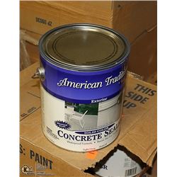 LOT WITH 3 CASES OF 4 GALLON  GREYCONCRETE STAIN