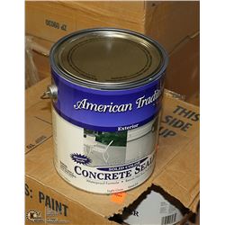 LOT WITH 3 CASES OF 4 GALLON  GREYCONCRETE STAIN